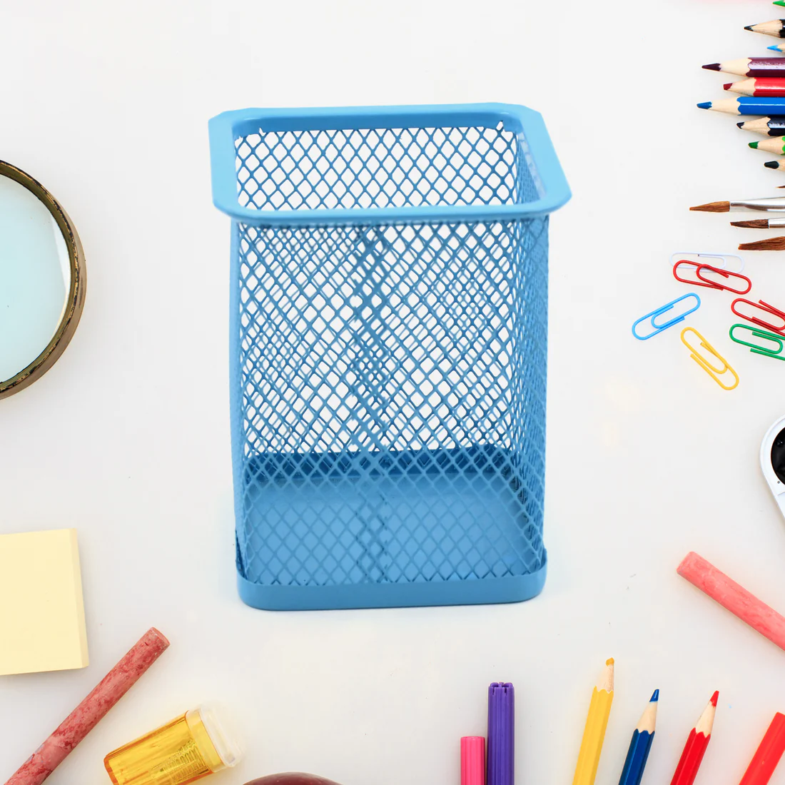 Pen Holder for Desk, Metal Mesh Holder (1 Pc)