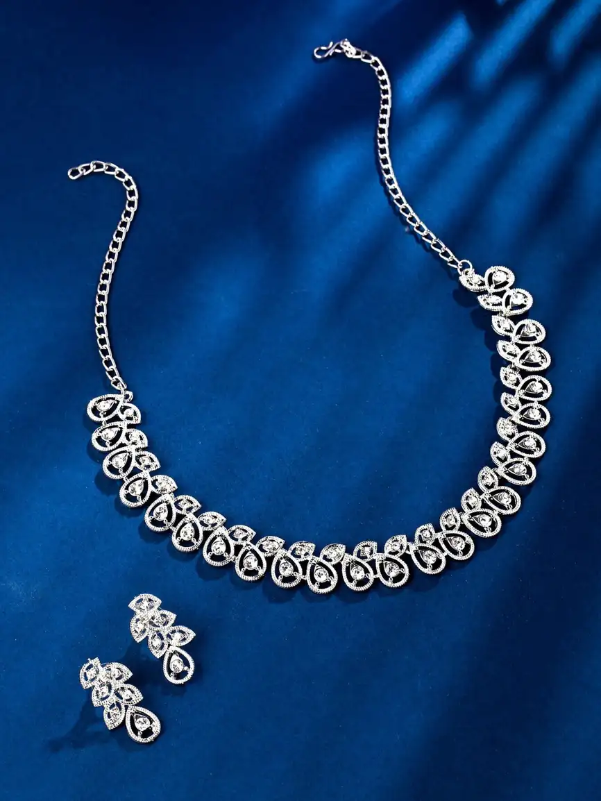Alloy Jewel Set (Silver)