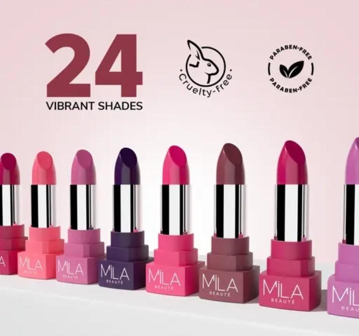 MILA Beaute Matte Lipstick, Long lasting lipsticks, Lipstick for Women, 4.2gm Each, Lipstick Combo pack of 3 (Cloud 9 , Laroosh , Glamorous)