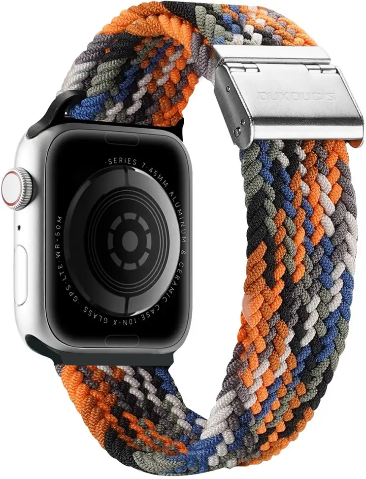 FAIRBUNNY For Apple watch 45mm , Apple watch 44mm , Apple watch 42mm Smart Watch Strap (Mullti Color)