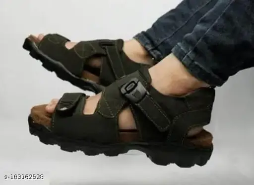 401-OLIVE SANDAL