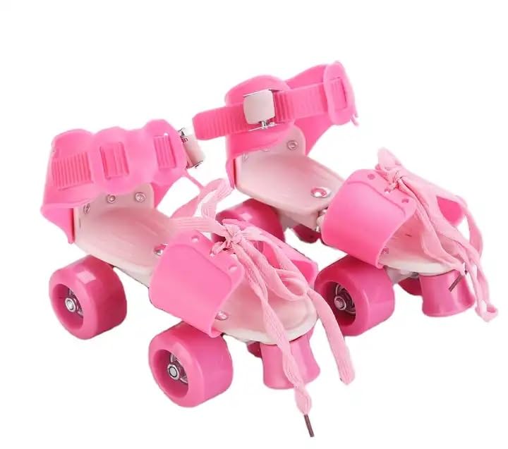 Cable World® Roller Skates for Kids Age Group 5-15 Years Adjustable Inline Skating Shoes