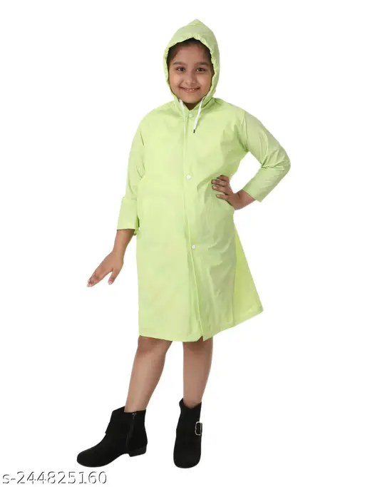 100% Waterproof Rain coat/Rain wear for Kid (Unisex) Boys/Girls (Model-REXDOLY)