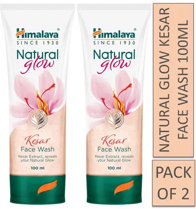 HIMALAYA natural glow kesar face wash